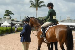Jane and Megan go over the course together